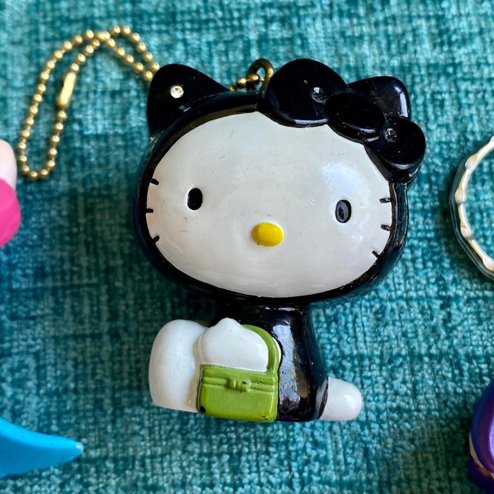 Retro Hello Kitty Large Bag Charm Keychain